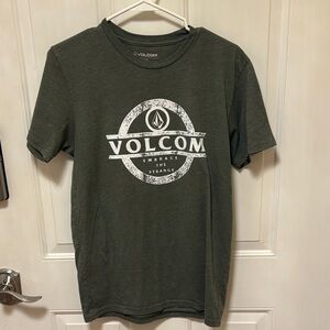 Volcom Olive Embrace Graphic Tee